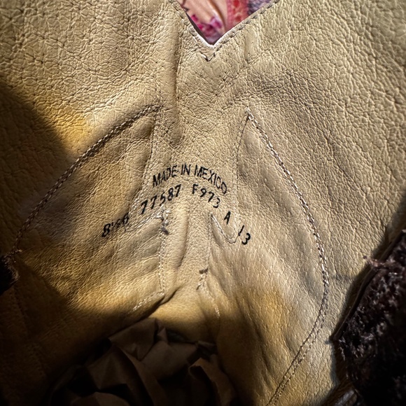 Frye distressed boots with nailhead design - Picture 6 of 6